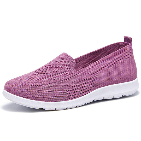 Damen Atmungsaktive Slip-On Freizeitschuhe mit flexiblem Design Shopnory