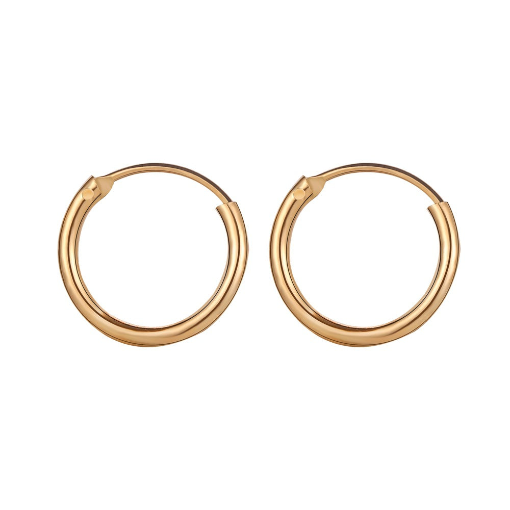 Damen Creolen aus hochwertigem Metall mit elegantem Design Shop Nory