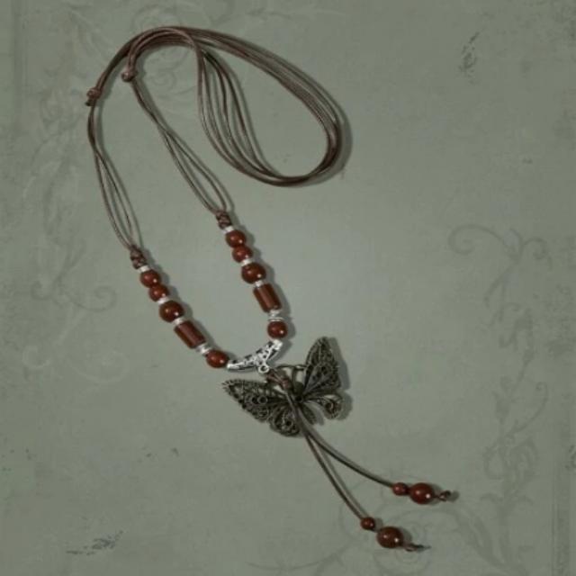 Ethnische Schmetterlings-Anhänger-Halskette | Shop Nory