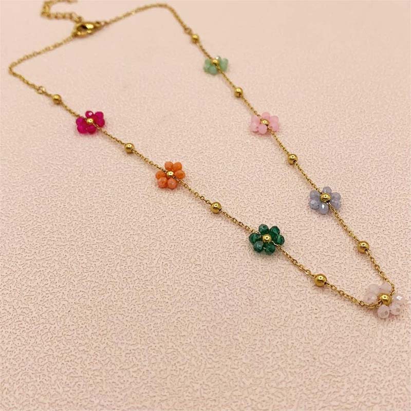 Böhmische Blumen Halskette | Shop Nory