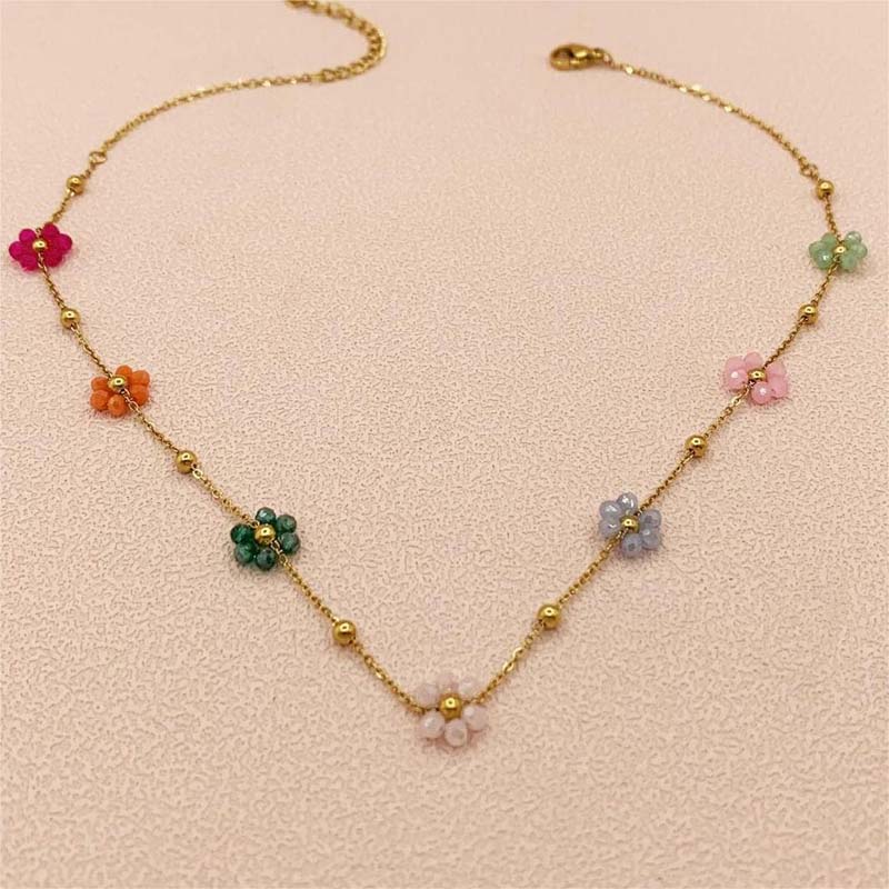 Böhmische Blumen Halskette | Shop Nory