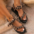 Leger mit Bogen Offene Schuhe