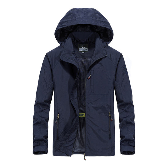 Herren Multifunktionale Wanderjacke mit Kapuze Shop Nory