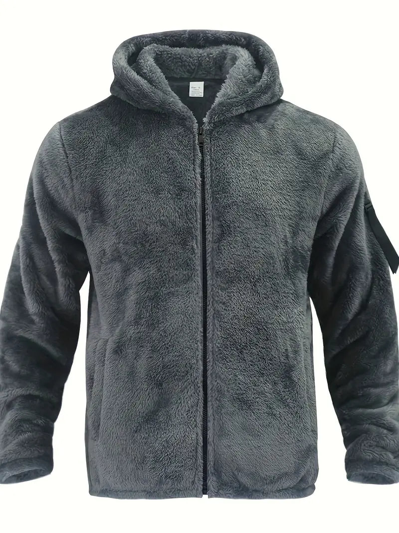 Teddyjacke mit Reißverschluss für Männer