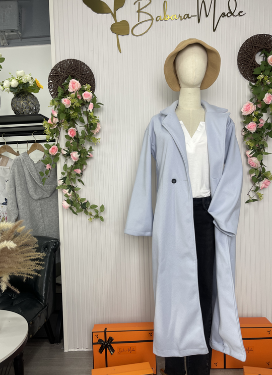 Longline-Trenchcoat für Frauen