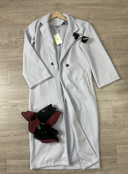 Longline-Trenchcoat für Frauen