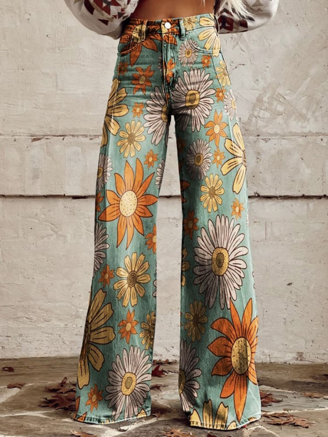 Damen Helle Daisy Jeanshose Ausgestellt