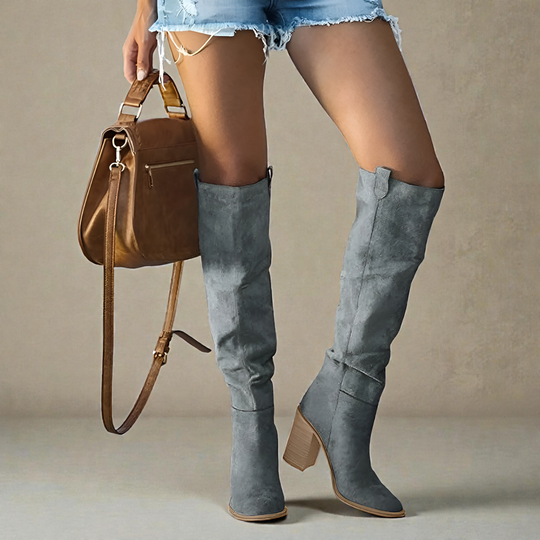 Orthopädische Kniehohe Lederstiefel für Damen