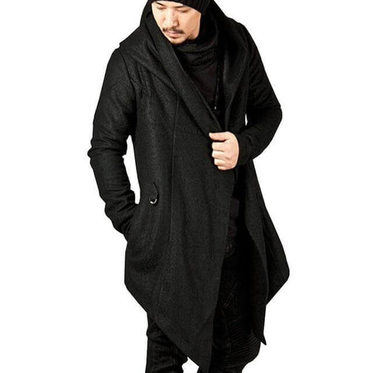 Herren Kapuzenjacke mit unregelmäßigem Saum