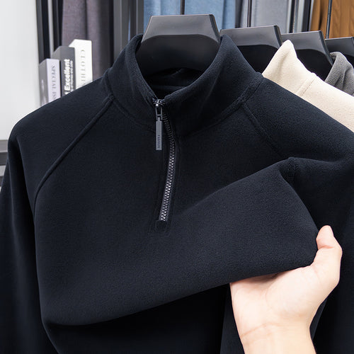 Wärmender Herren-Unterzieh-Pullover mit Stehkragen