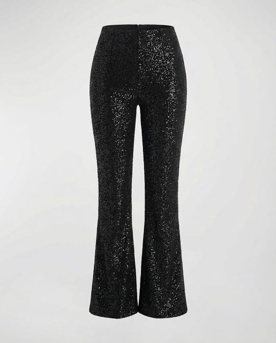 Glamouröse Herbst Paillettenhose