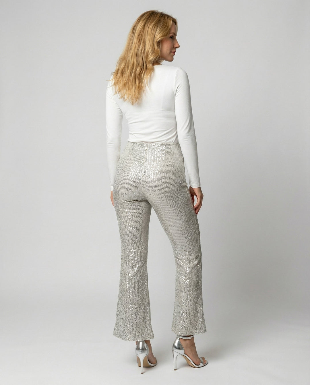 Glamouröse Herbst Paillettenhose