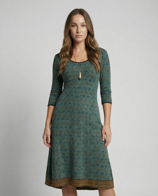 Boho Elegantes Midikleid Damen