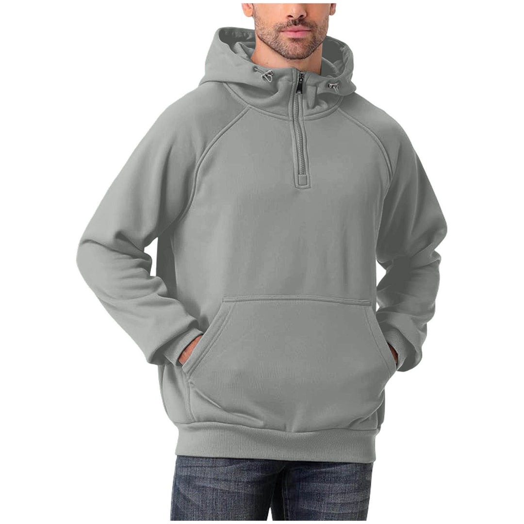 Herren-Sweater mit Kapuze und Reißverschluss