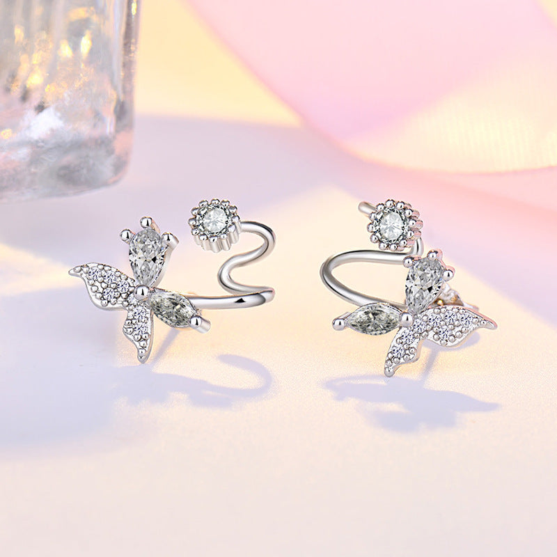 Damen Ohrringe im filigranen Schmetterlingsdesign Shop Nory