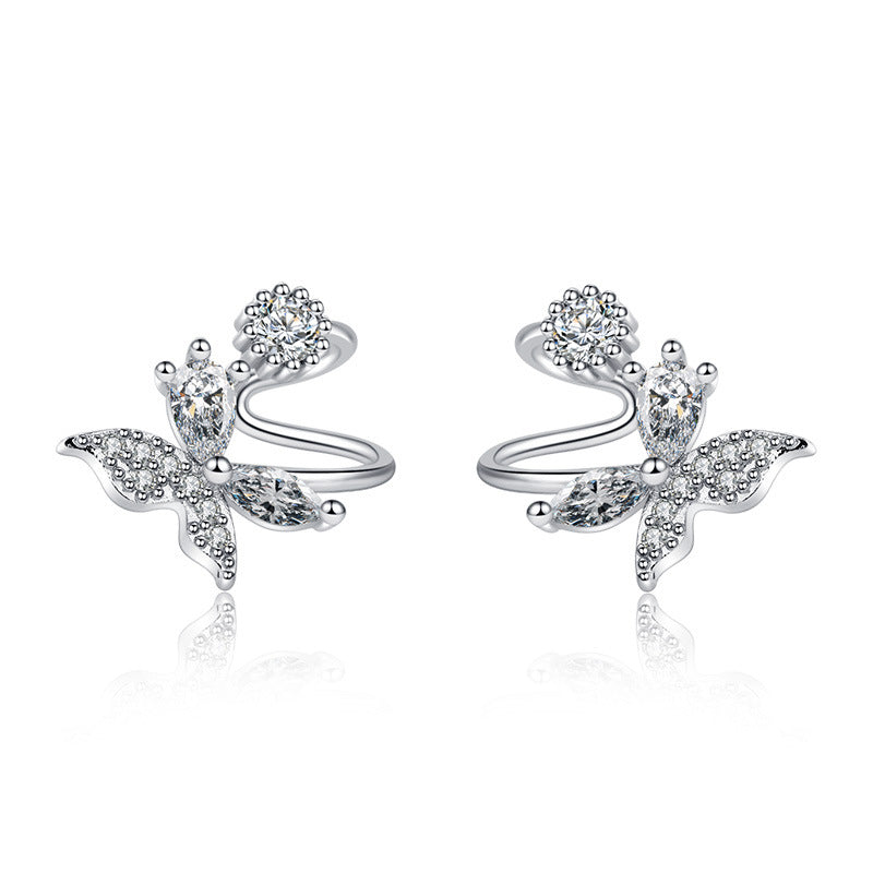Damen Ohrringe im filigranen Schmetterlingsdesign Shop Nory