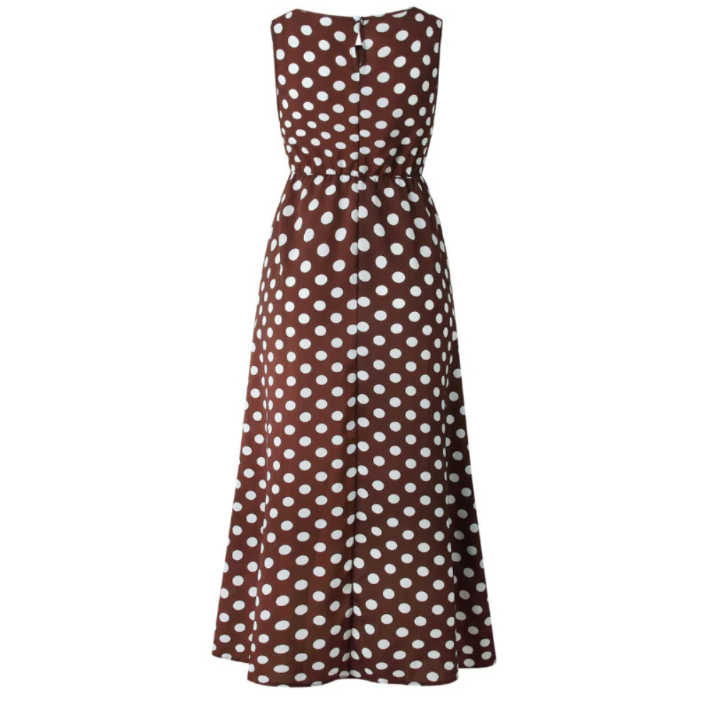 Elegantes Sommerkleid mit Pünktchen