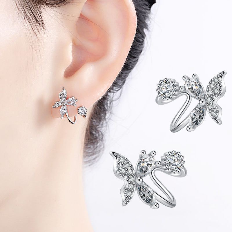 Damen Ohrringe im filigranen Schmetterlingsdesign Shop Nory
