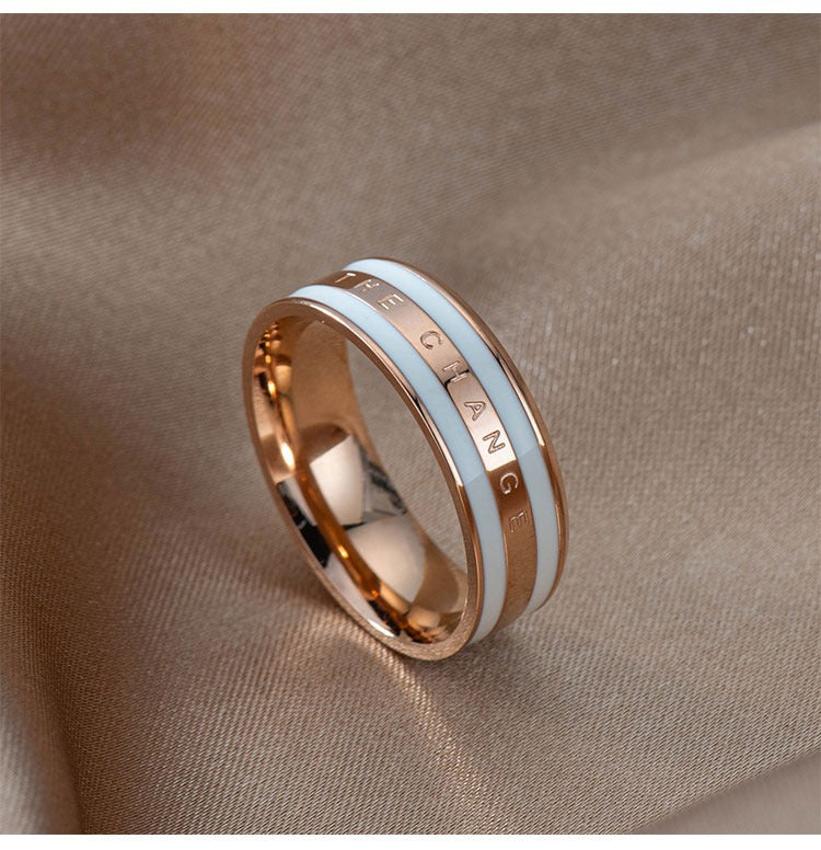 Damen modischer Ring mit kontrastierenden Elementen Shop Nory