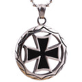 Damen Anhänger mit asymmetrischem Kreuzdesign und hochwertiger Edelstahlkette Shop Nory