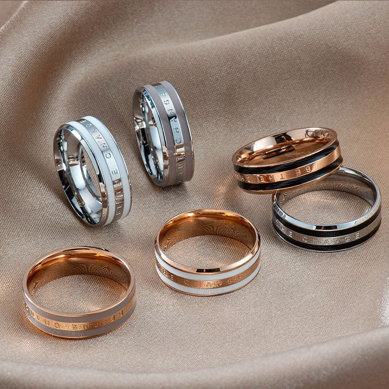 Damen modischer Ring mit kontrastierenden Elementen Shop Nory