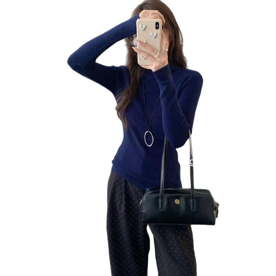 Damen-Strickpullover, weich, figurbetont