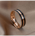 Damen modischer Ring mit kontrastierenden Elementen Shop Nory