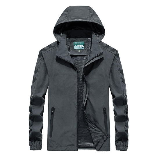 Herren Performance Softshelljacke mit Kapuze, versiegelten Reißverschlüssen und reflektierenden Ärmereinsätzen Shop Nory