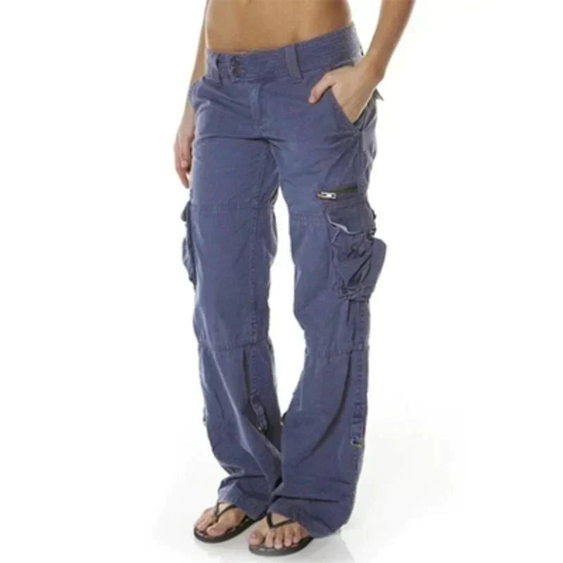 Elegante Damen Cargo-Hose