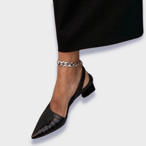 Premium Synthetikleder Orthopädische Pumps