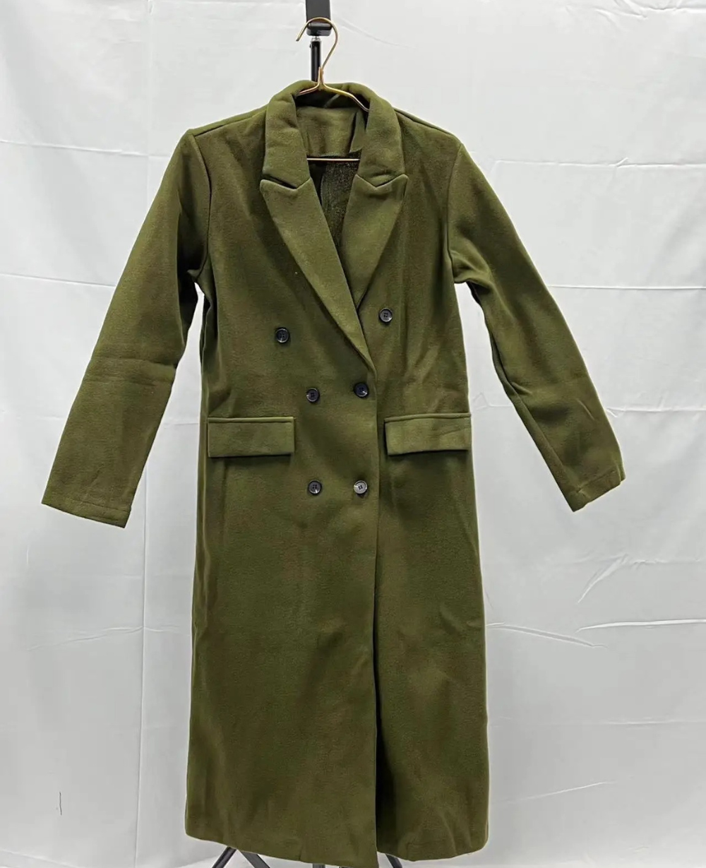 Lange Elegante Taillierte Trenchcoat Für Damen | Perfekt Für Herbst Und Winter