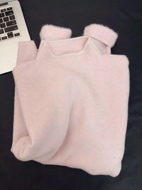 Kirschblütenrosa Fleece verdickt
