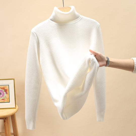 Herren-Rollkragenpullover, gefüttert, warm