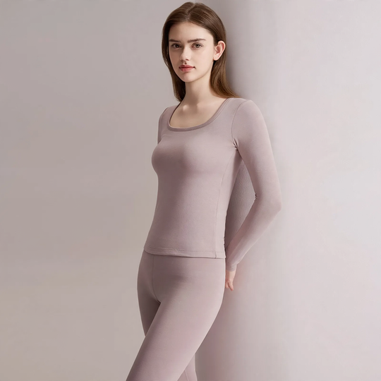 Damen Thermo-Unterwäsche-Set aus Modal und Baumwolle