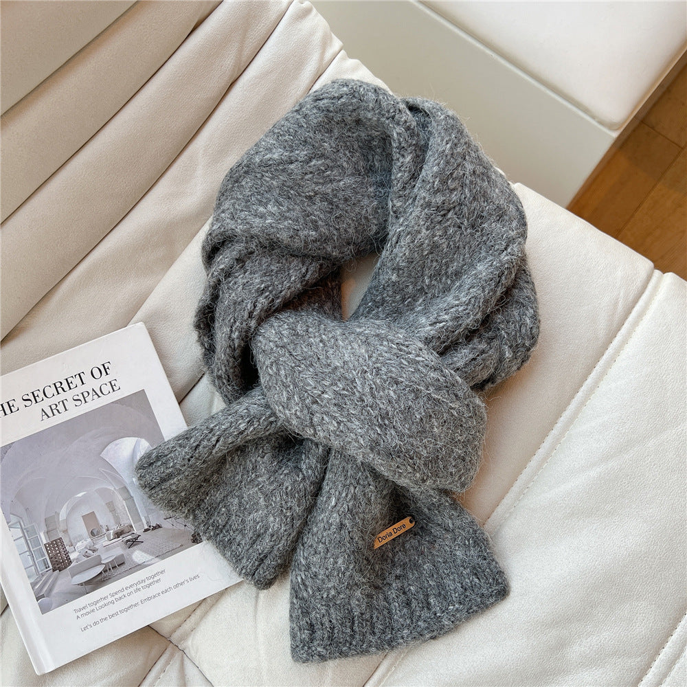 Alpakawoll-Mischgewebe Strickschal