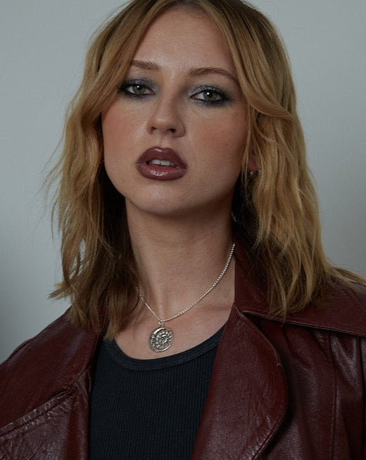 Silver Sun and Moon Charm Necklace | Shop Nory