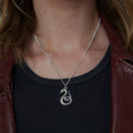 Silver Gothic Serpent Snake Charm Necklace | Shop Nory