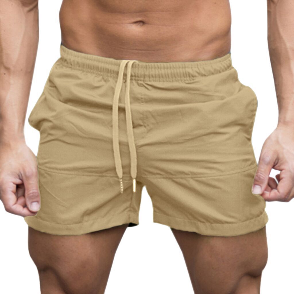 Herren Badeshorts mit elastischem Bund und Kordelzug