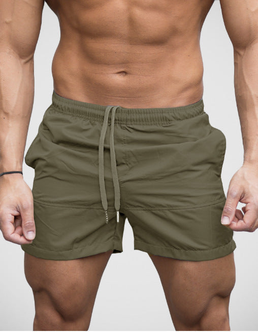 Herren Badeshorts mit elastischem Bund und Kordelzug