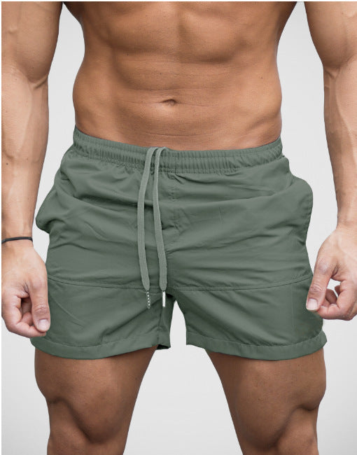 Herren Badeshorts mit elastischem Bund und Kordelzug