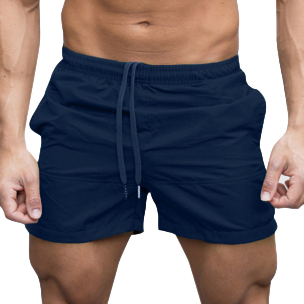 Herren Badeshorts mit elastischem Bund und Kordelzug