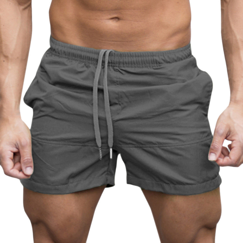 Herren Badeshorts mit elastischem Bund und Kordelzug