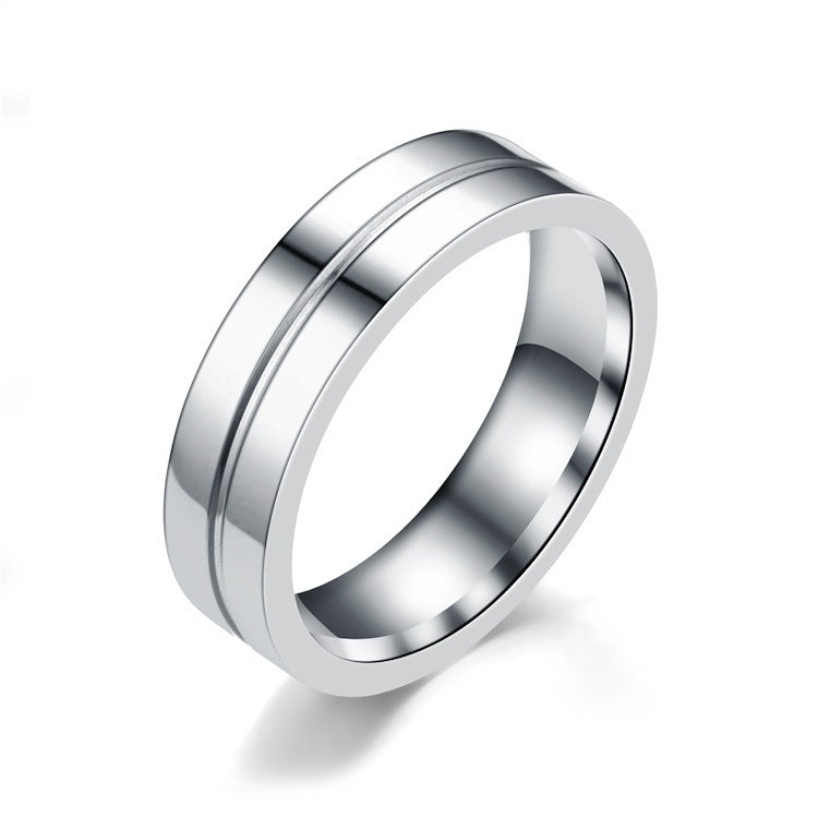 Herren Ring mit edler, glänzender Oberfläche und modernem Design Shop Nory