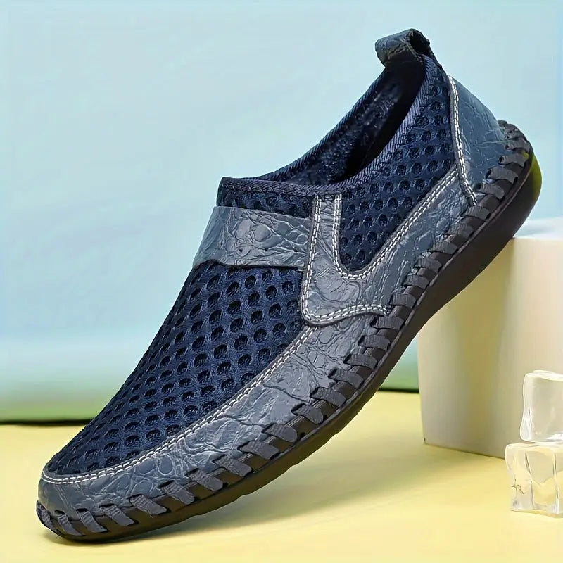Herren Sandalen aus Mesh mit festen Nähten