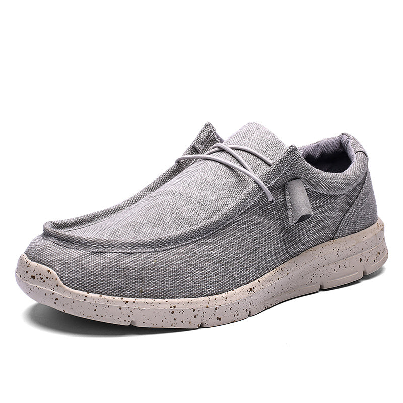 Ezra | Britische Segeltuch-Sneaker für Herren