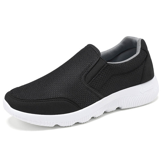 Herren nan atmungsaktiver Slip-On Freizeitschuh mit dehnbarem Einstieg, gestricktem Mesh-Obermaterial und stoßdämpfender EVA-Sohle Shop Nory