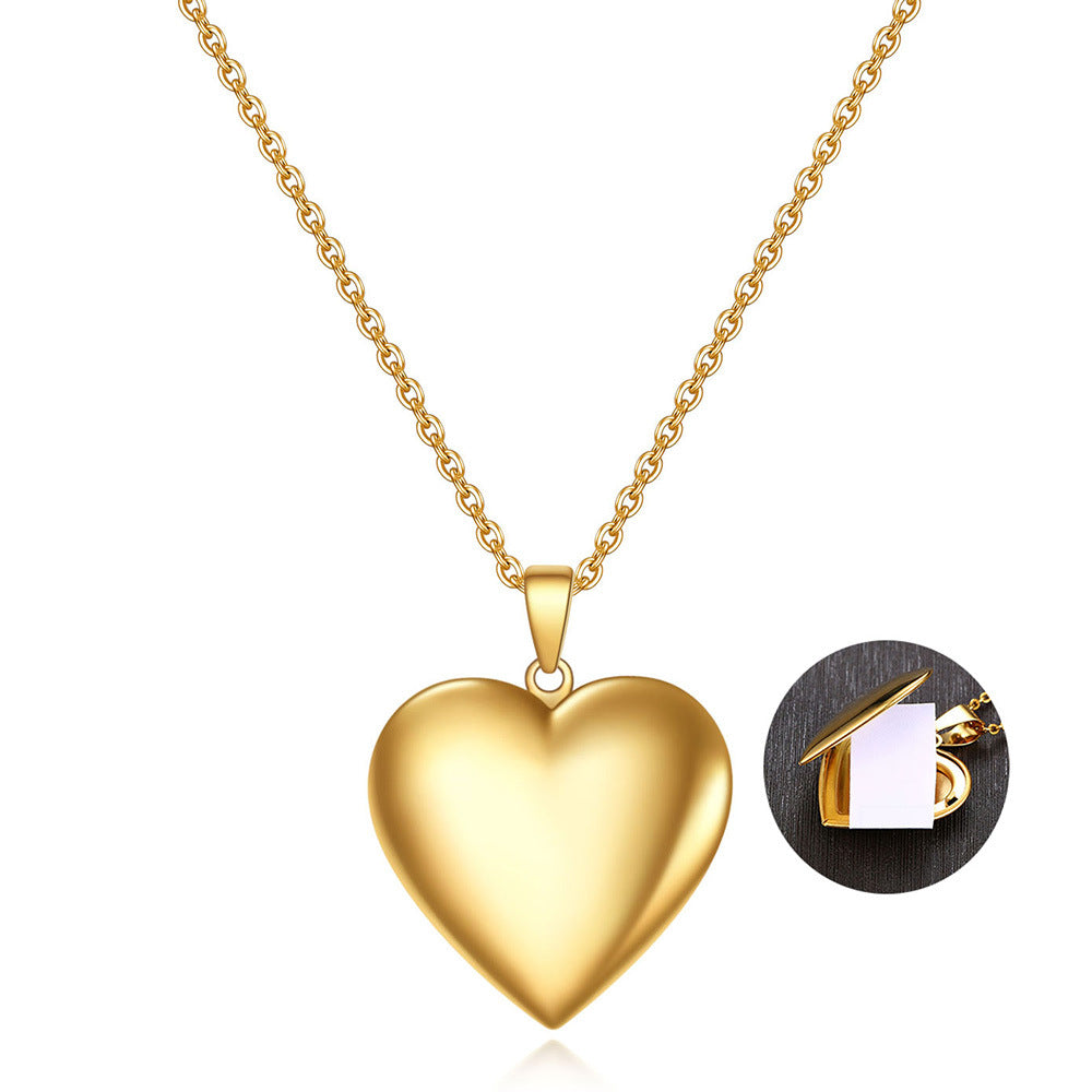 Damen Halskette mit herzförmigem Anhänger aus hochwertigem Edelstahl Shop Nory