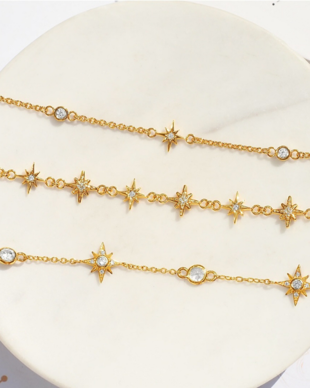 Star Within You Nova Kristall Gold Kettenarmband | Shop Nory