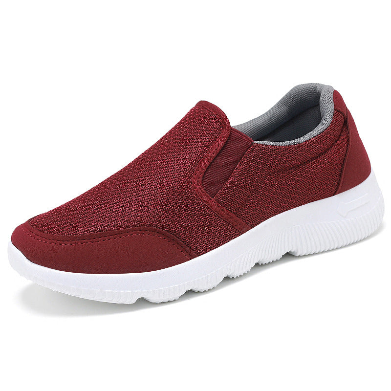 Herren nan atmungsaktiver Slip-On Freizeitschuh mit dehnbarem Einstieg, gestricktem Mesh-Obermaterial und stoßdämpfender EVA-Sohle Shop Nory