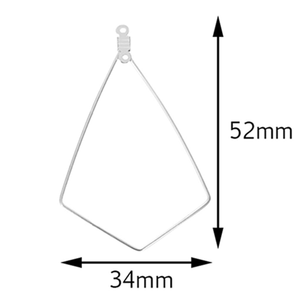 Damen großflächige Ohrhänger aus hochwertigem Metall Shop Nory